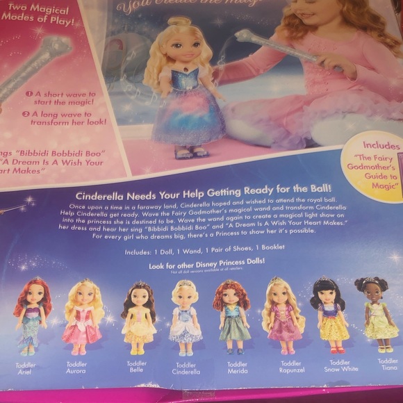 Disney Princess Magical Wand 14" Cinderella Doll - Picture 5 of 8